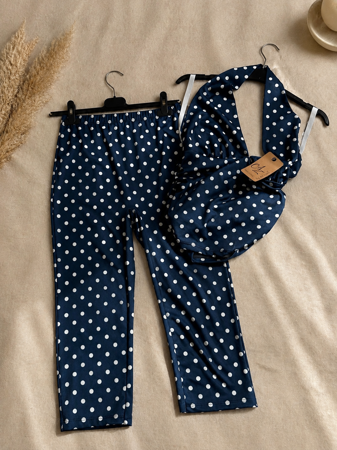 Ensemble à pois bohème