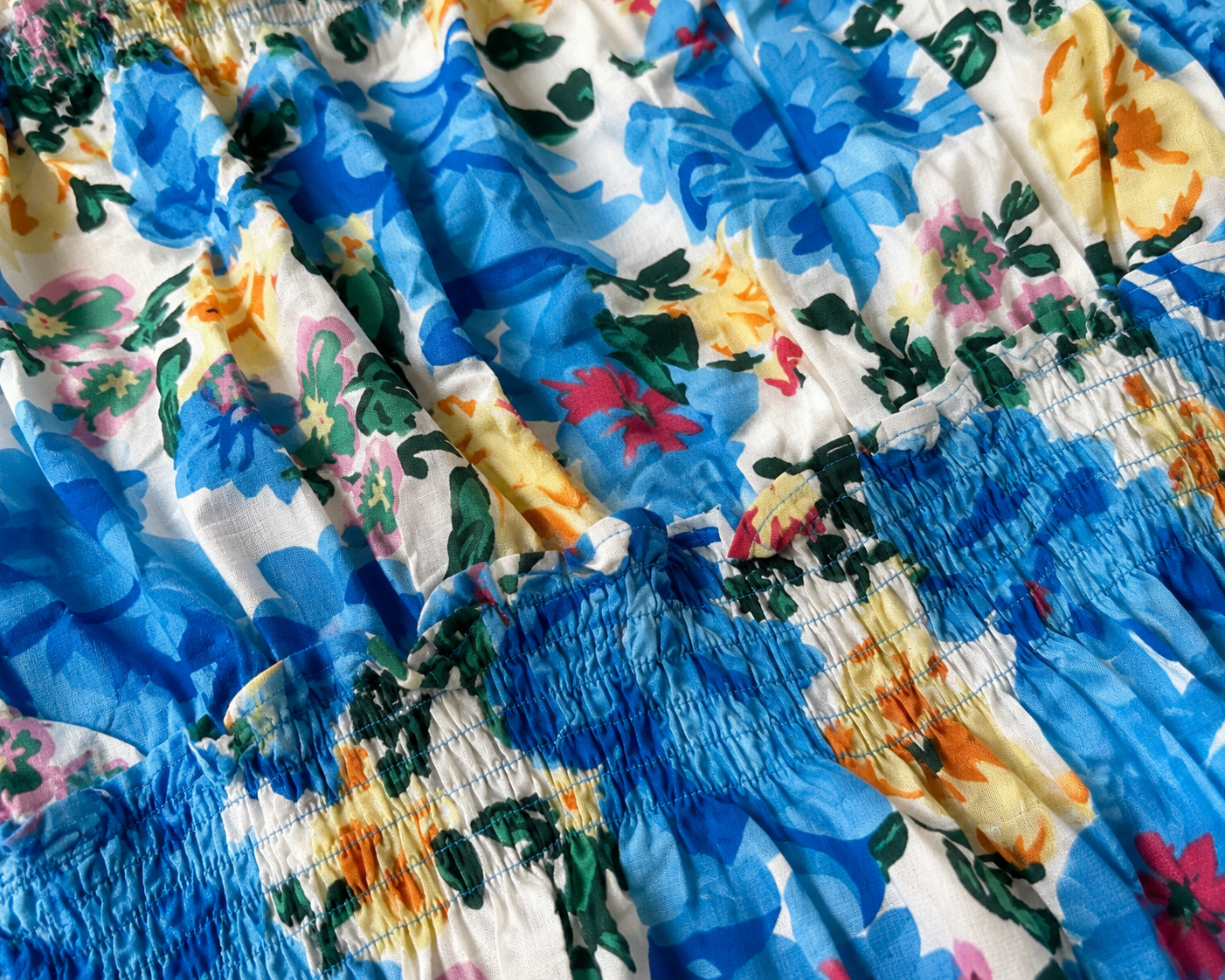 Combishort fleuri pastel