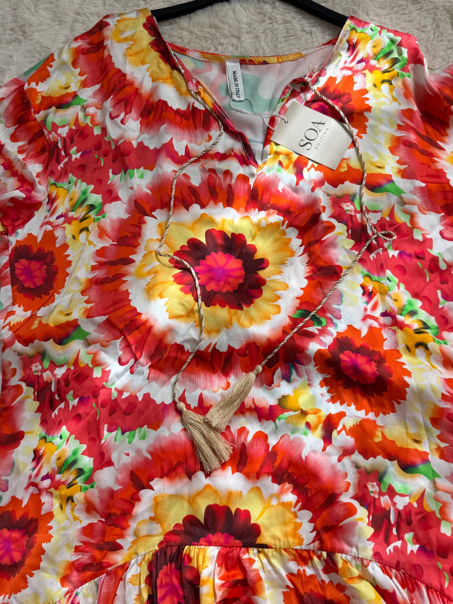 SOA Selected | Robe Fleurie Made in Italy Femme