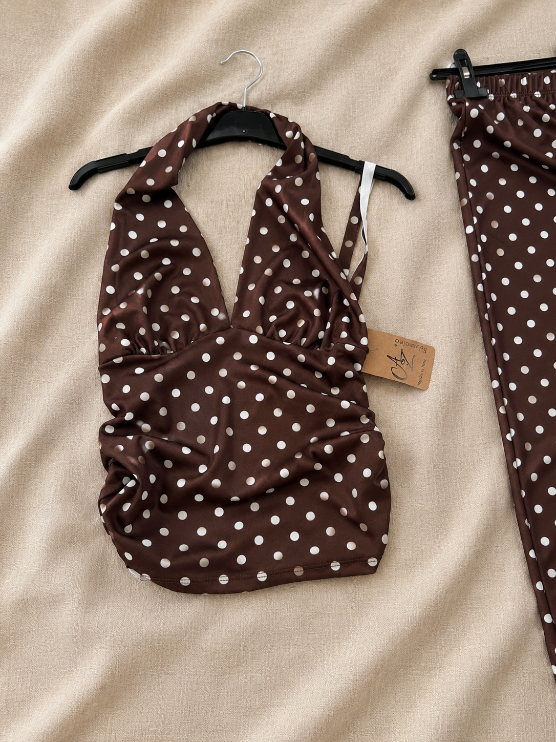 Ensemble à pois bohème