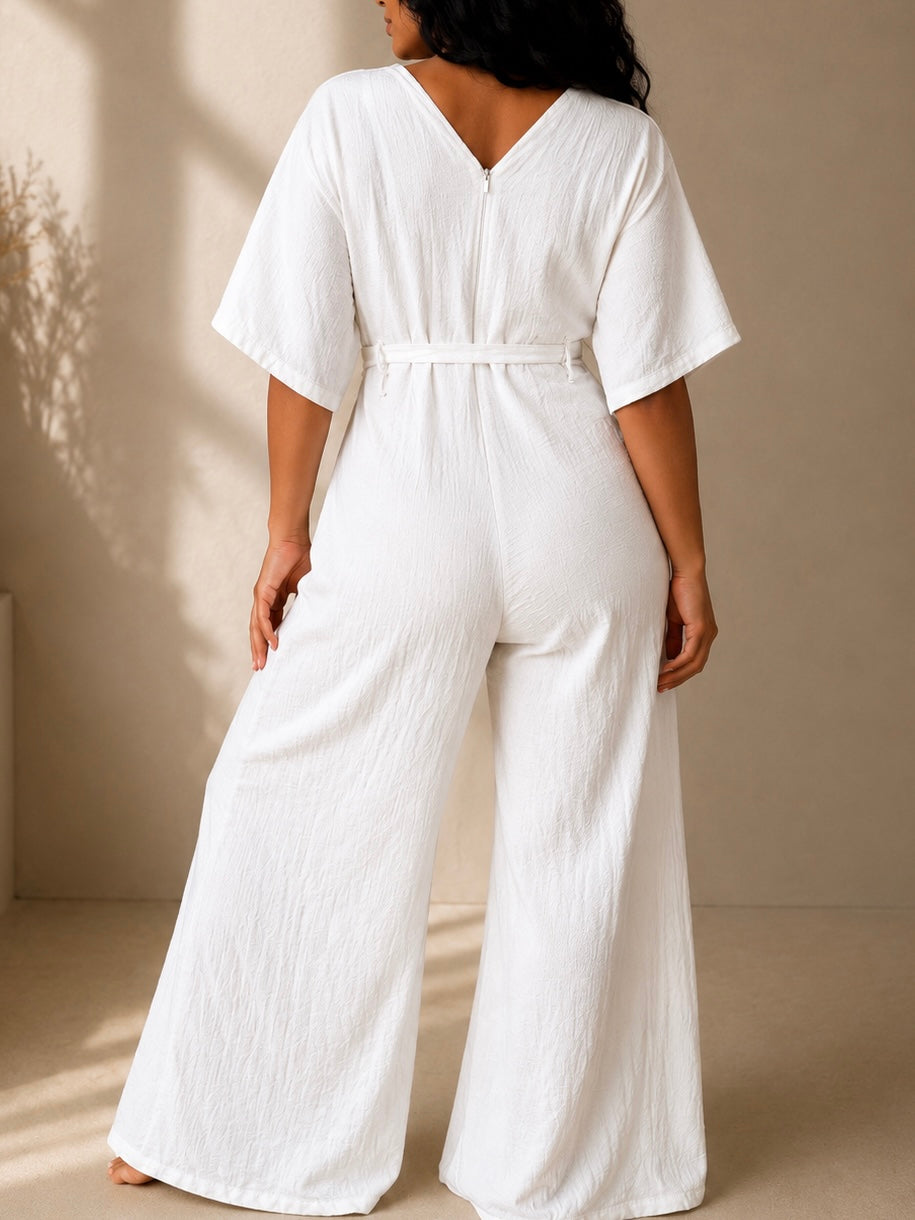 Combinaison Blanche Élégance Femme