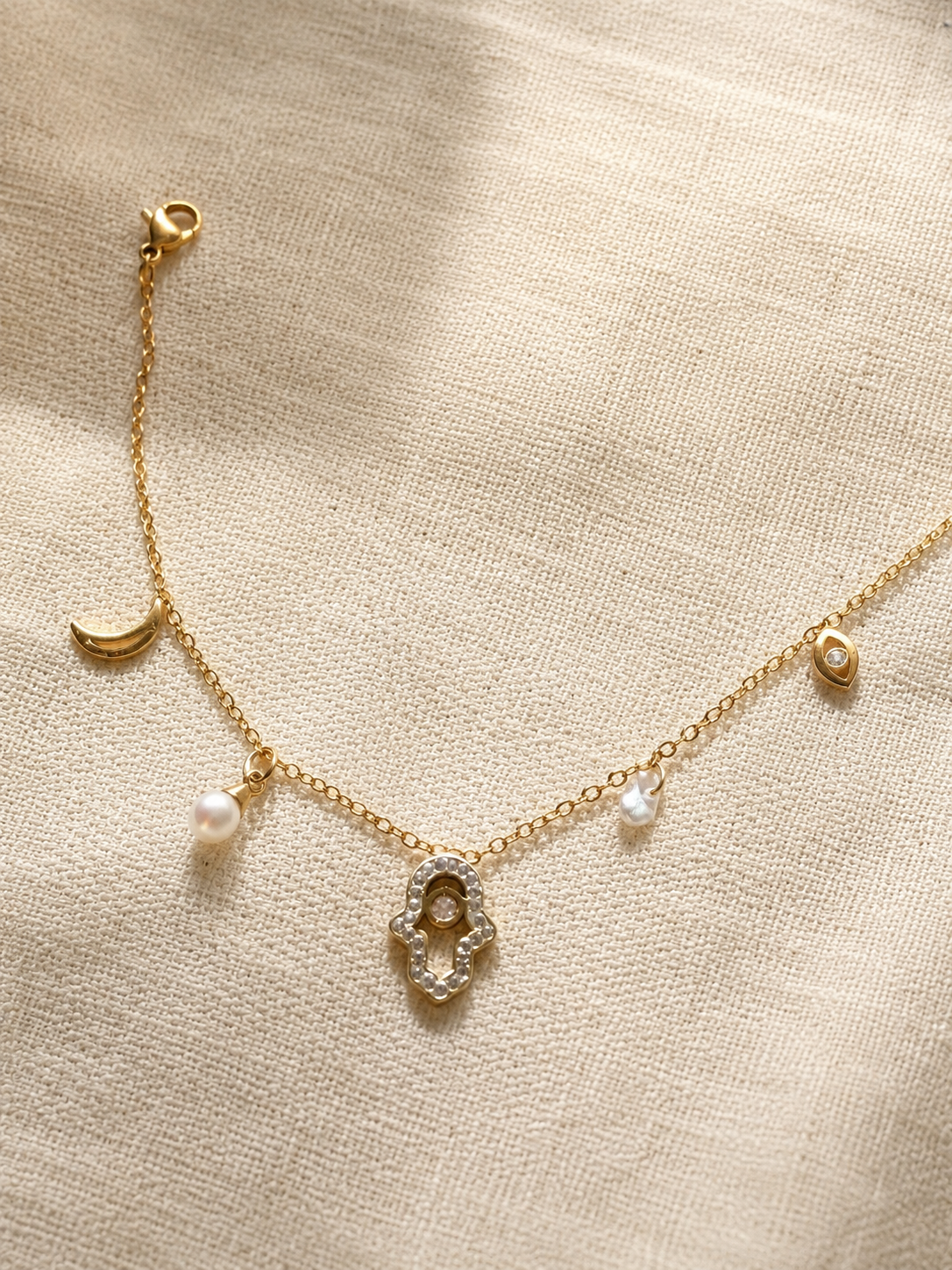 Bracelet Charms Doré