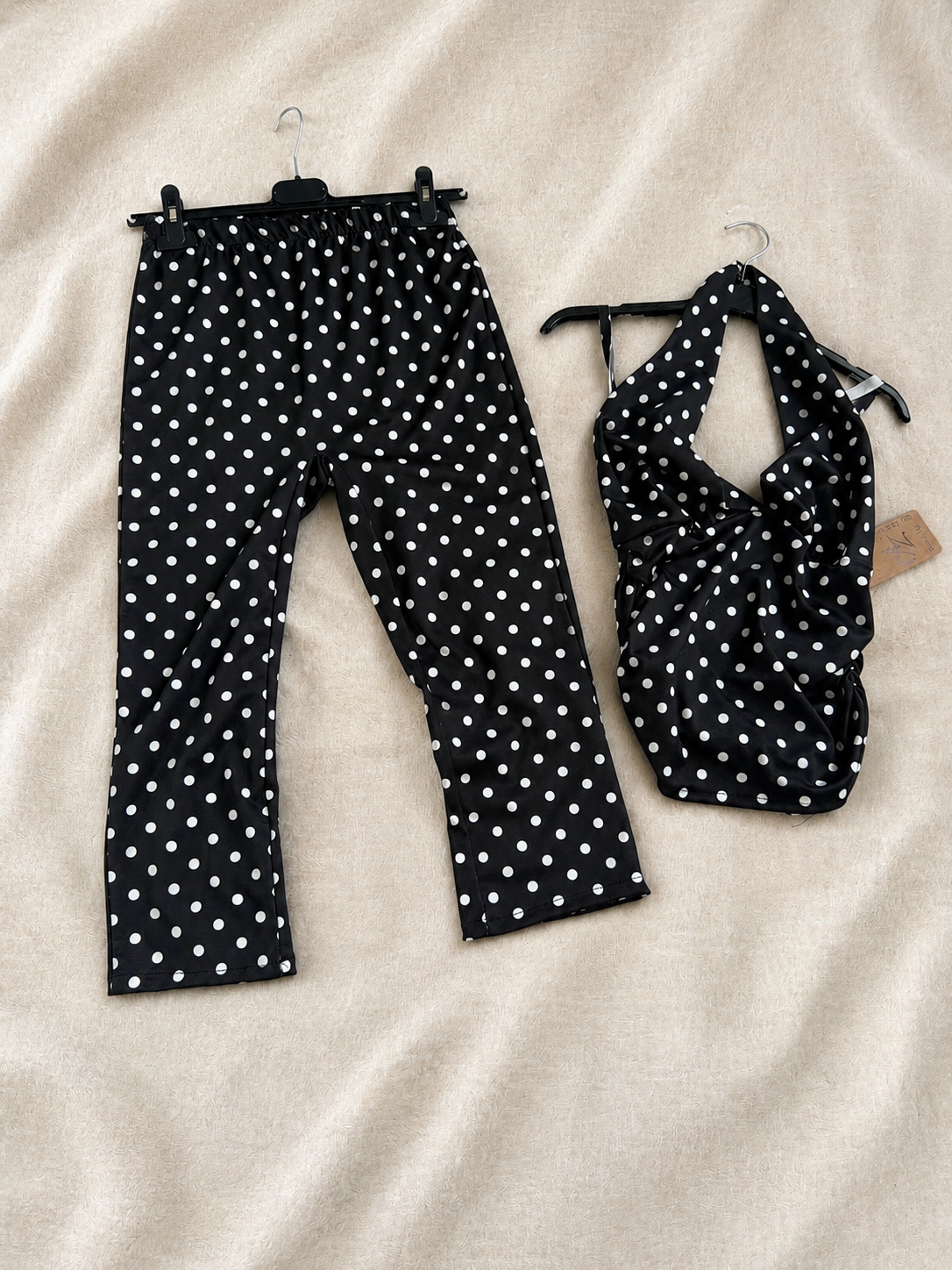 Ensemble à pois bohème