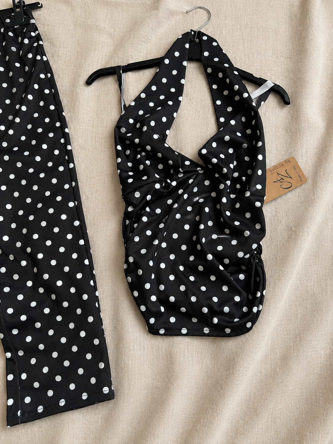 Ensemble à pois bohème