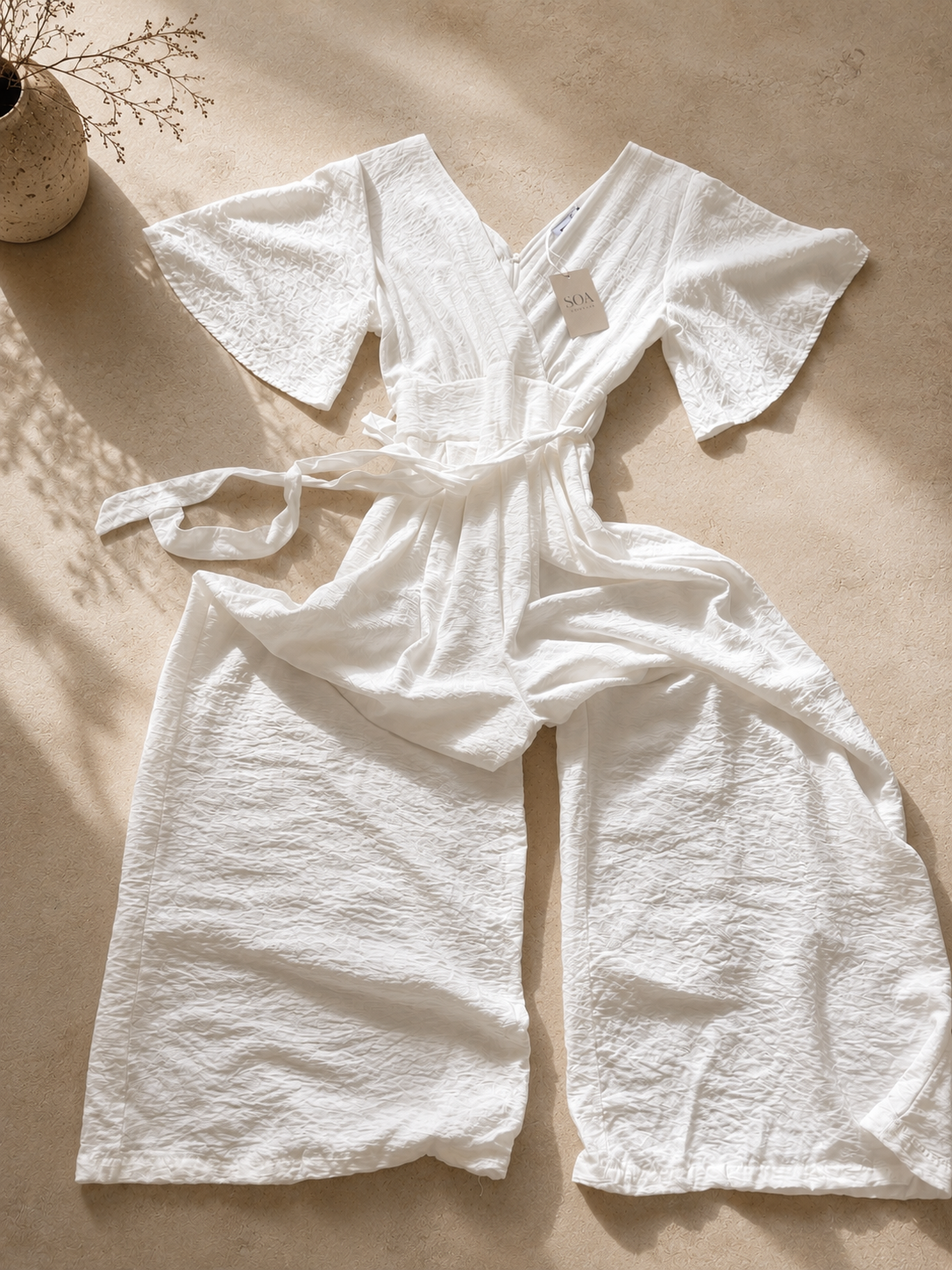 Combinaison Blanche Élégance Femme